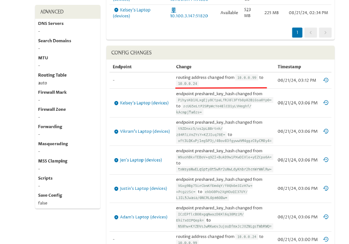 Config Changes Refreshed